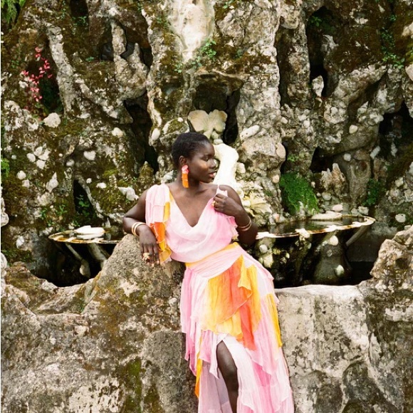 Vibrant Multicolor Ruffled Set - Picture 2 of 2